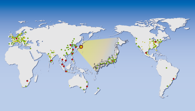 worldwide map